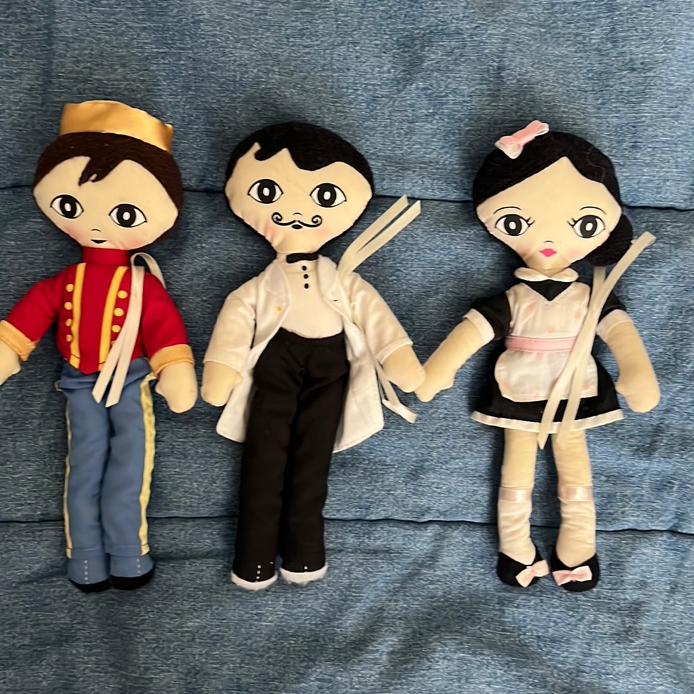 Pottery Barn Kids Palace Park Hotel soft dolls